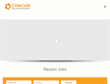 Tablet Screenshot of concurme.com